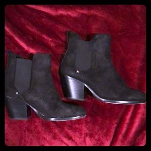 Rag and Bone Devon Suede Booties Black